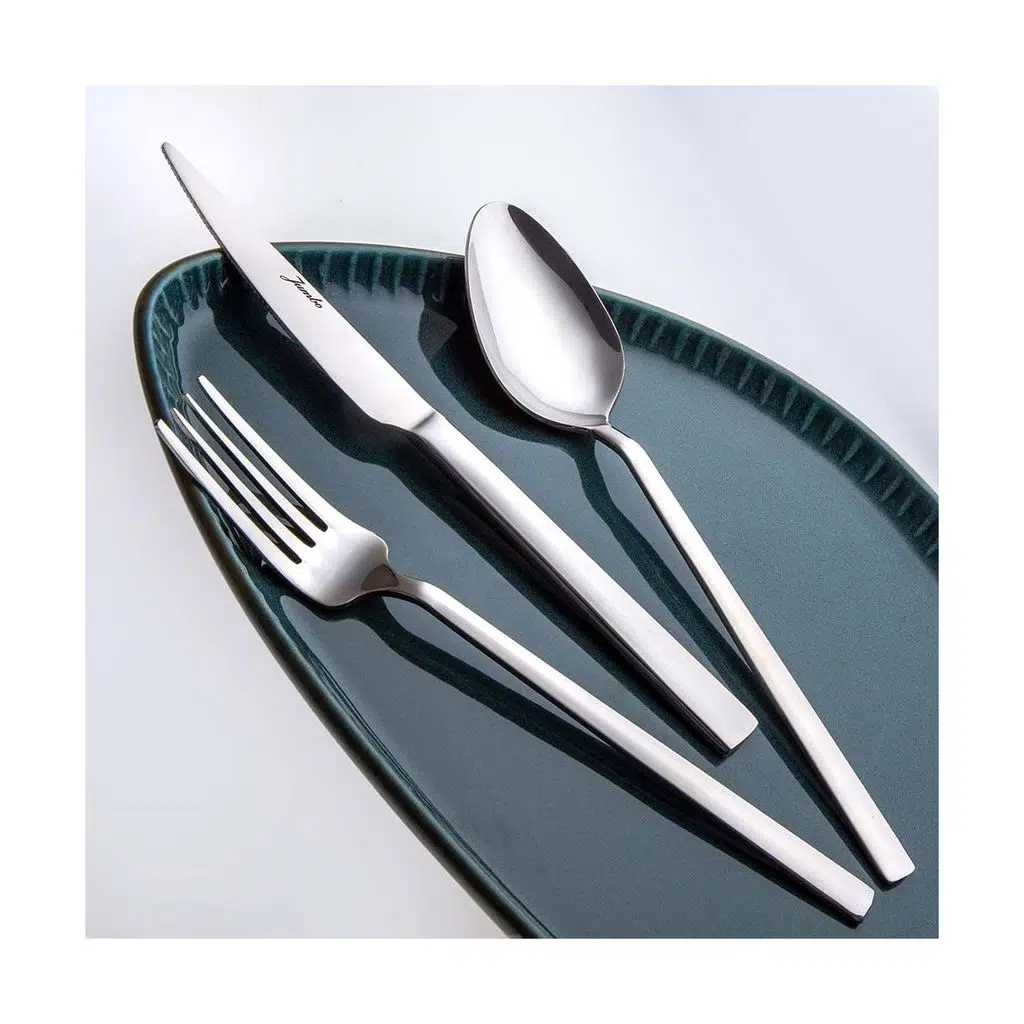 Jumbo 1900 Prizma 6 Kişilik 18 Parça Yemek Çatal Kaşık Bıçak Takımı