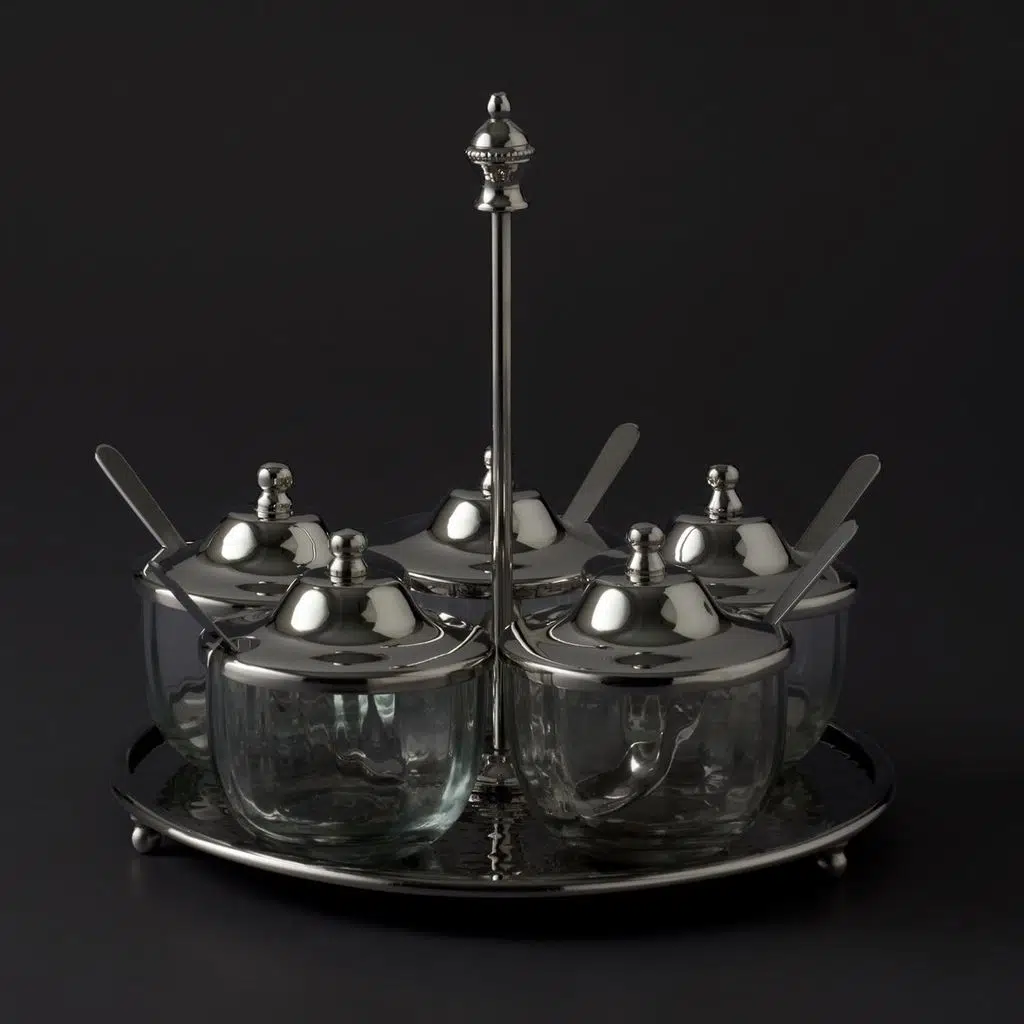 Jumbo Alula Standlı 5'li Baharat Seti 21X21X19,5 cm 500.01.23.0003