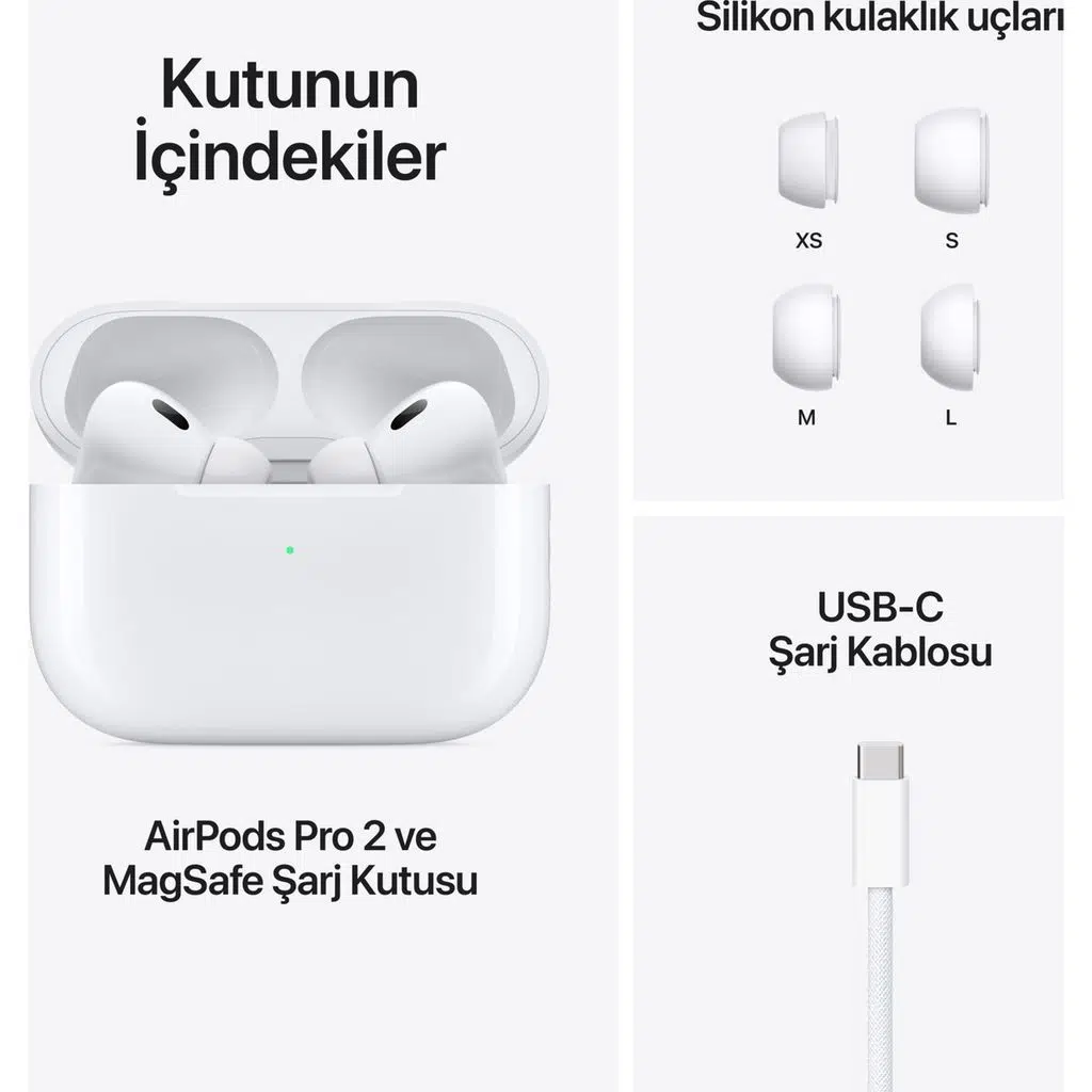 Apple AirPods Pro (2nd generation) (USB C) Kulaklık Apple AirPods Pro (2nd generation) (USB C) Kulaklık