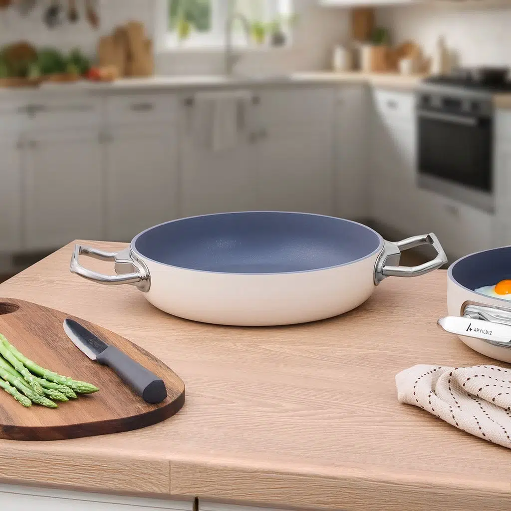 Aryıldız Colombus Crystal Metal Kulp Sahan - 22 Cm