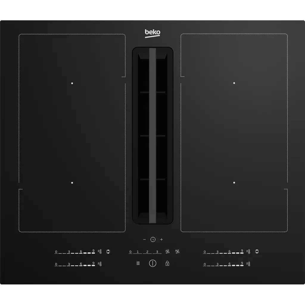 Beko BDOI 602 S Entegre Davlumbazlı İndüksiyon Ankastre Ocak