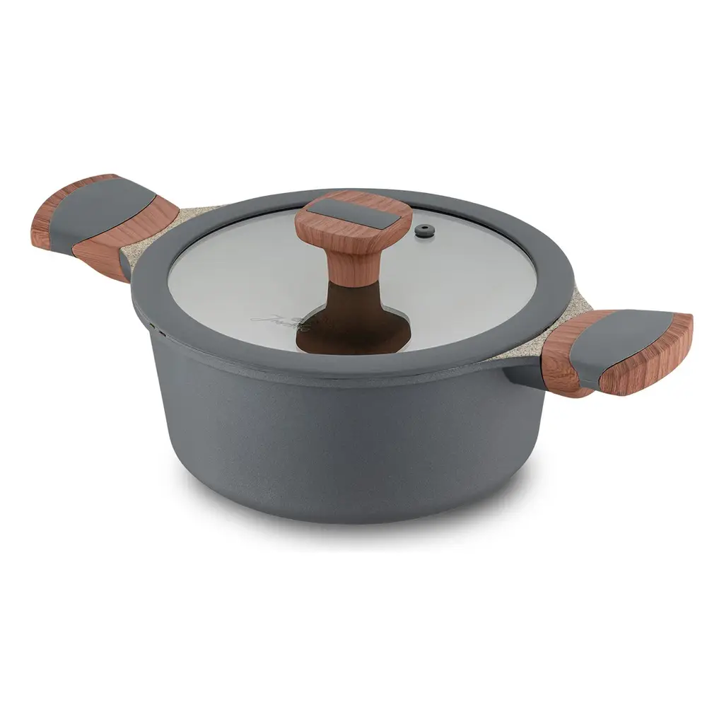 Jumbo Stone 4'lü Granit Tencere Seti – Greblon 3 Kat Kaplama, Ergonomik Ahşap Saplı, Kolay Temizlenen Farklı Ebatlar Jumbo Stone 4'lü Granit Tencere Seti – Greblon 3 Kat Kaplama, Ergonomik Ahşap Saplı, Kolay Temizlenen Farklı Ebatlar