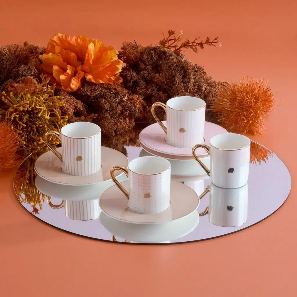 Jumbo Navy 2'li Kahve Fincan Takımı Pink