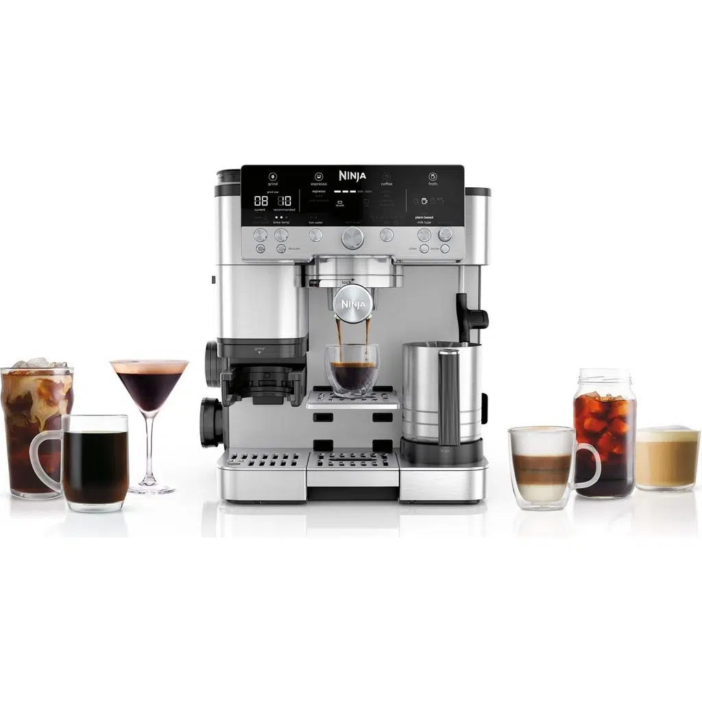 Ninja Luxe Café Premier Espresso Makinesi 1680 W İnox Renkli 3'ü 1 Arada Espresso ve Filtre Kahve Ninja Luxe Café Premier Espresso Makinesi 1680 W İnox Renkli 3'ü 1 Arada Espresso ve Filtre Kahve