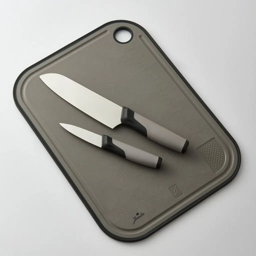 Jumbo Smart Grey Kesme Tahtası Seti